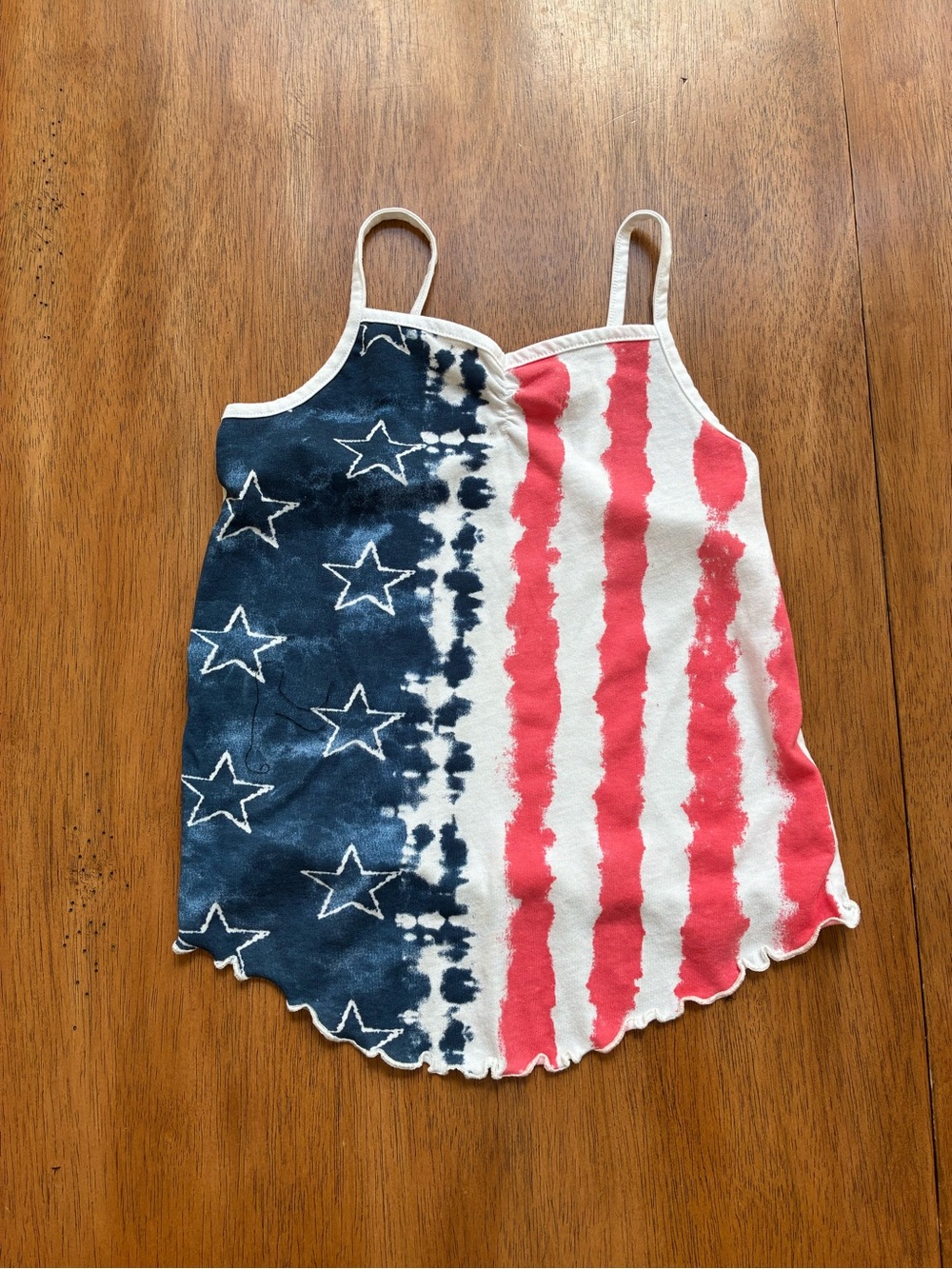 SO Girls' Flag Tank Top - Red, White & Blue